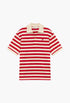 Sailor Polo - Red/Off-White - GLAM MODA